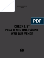 Checklist Pagina Web