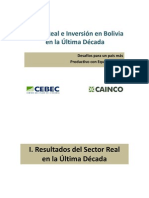 Crecimiento e Inversión CEBEC-CAINCO