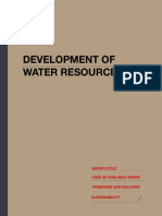 Development of Water Resources