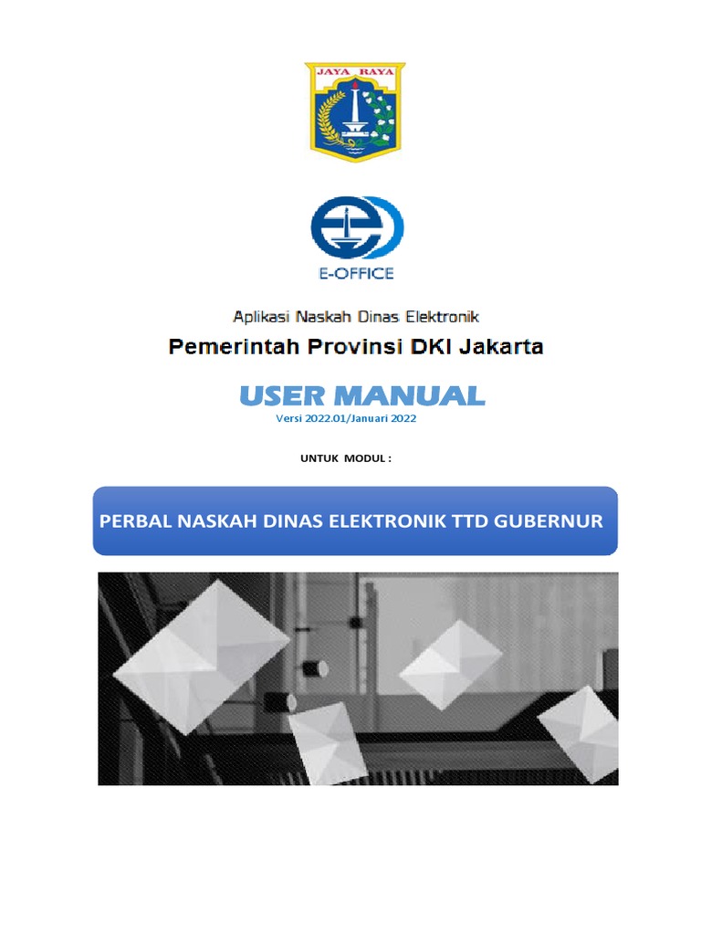 User Manual Perbal E-Office TTD Gubernur 20220301 | PDF