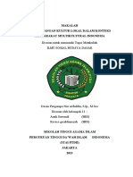 Makalah Kelompok 11 - Pengembangan Kultur Lokal Dalam Konteks Masyarakat Multikultural Indonesia.