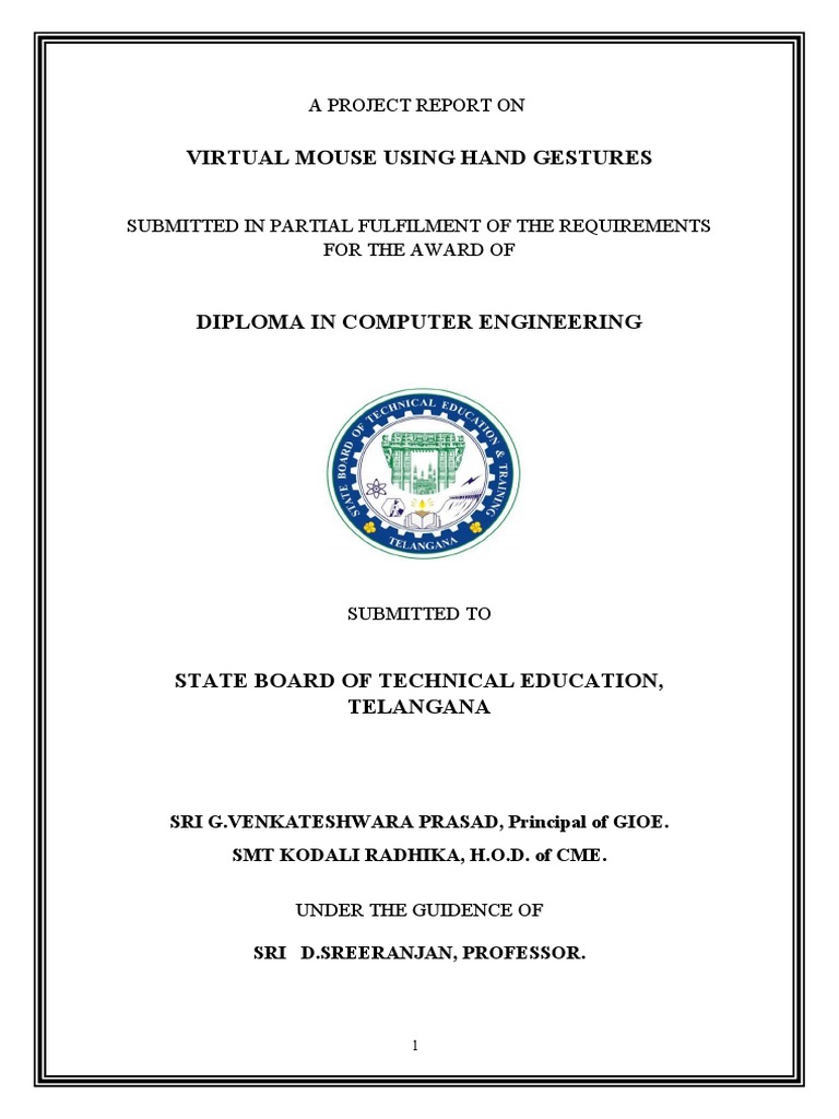 Virtual Mouse 2 | Download Free PDF | Computer Vision | Python ...