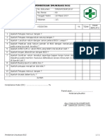 Daftar Tilik Pemberian Imunisasi BCG