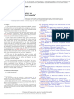 Standard Specification For Blended Hydraulic Cements