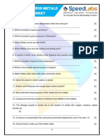 Materials - Metals and Non Metals - Important Qs - Important Questions