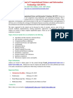 International Journal of Computational Science and Information Technology (IJCSITY)