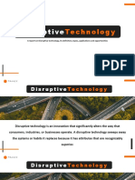 Disruptive Technologies and Connected and Automated Vehicles 1