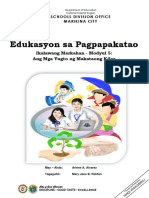 Revalidated - EsP10-Q2-MOD5 - Ang Mga Yugto NG Makataong Kilos - Final