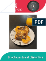 Recette - Brioche Perdu Clémentine Et Jus Dorange Pressé