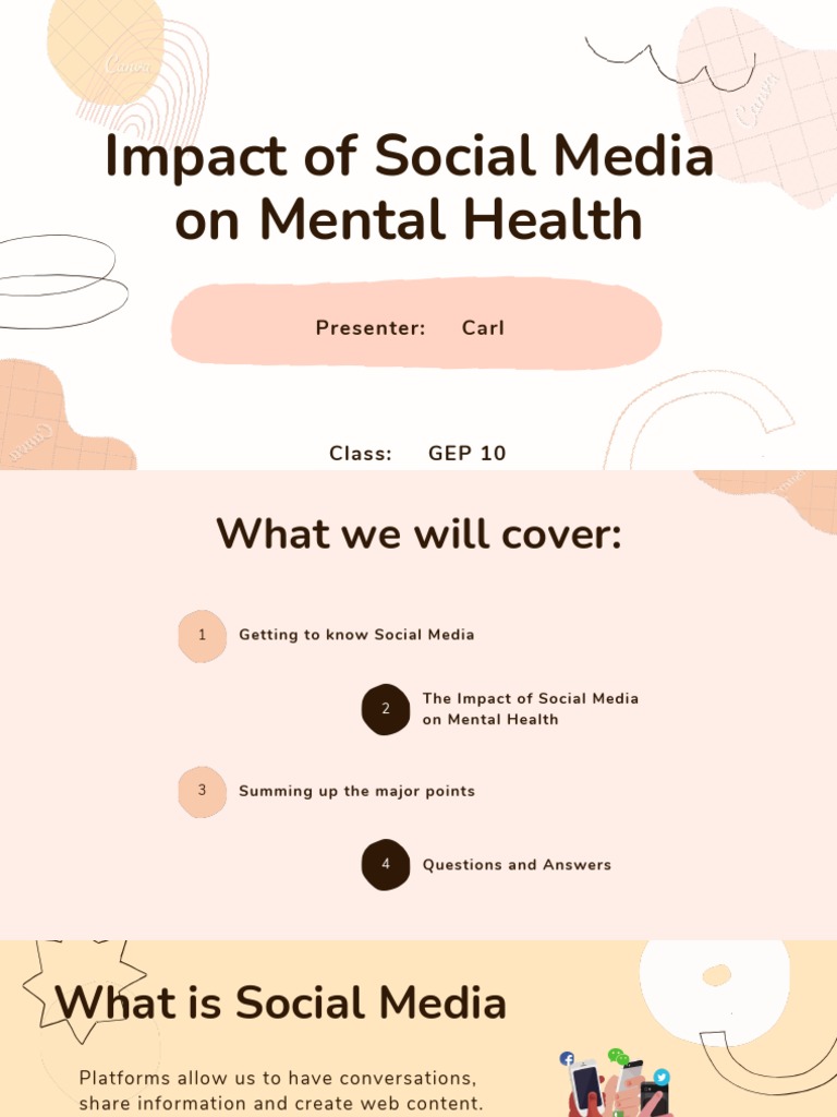 The Impact of Social Media On Mental Health | PDF | Social Science ...