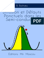 Boltaks - Diffusion Et Défauts Ponctuels Dans Les Semi-Conducteurs - Mir - 1977