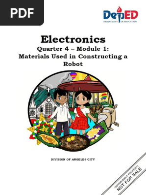 Grade 10 STE Electronics Robotics Q4 Module 1 Wk1 ADM