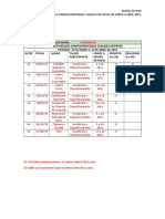 Propuesta Actividades Fuensanta Complementarias y Salidas Periodo Enero A Abril