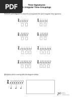 Comprehensive Time Signature Guide | PDF | Musical Notation | Rhythm ...