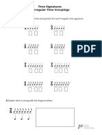 Time Signatures - Irregular Time Groupings