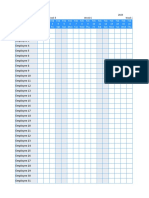 Absentia Leave Planner Template