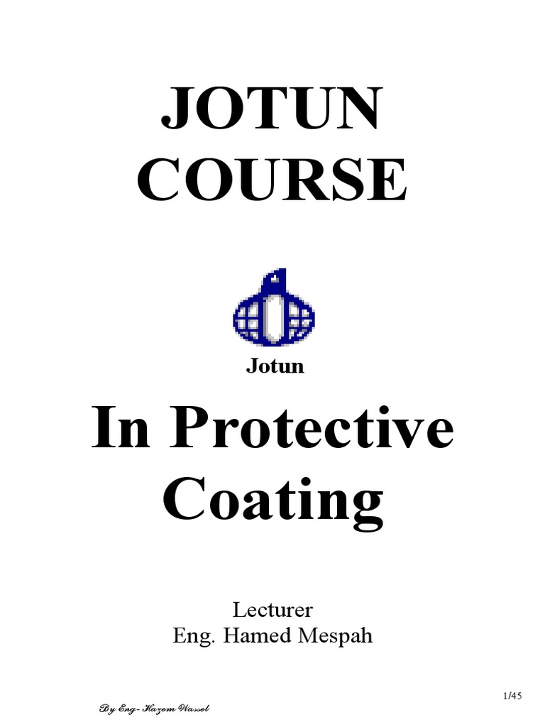 Jotun Course PDF Corrosion Paint