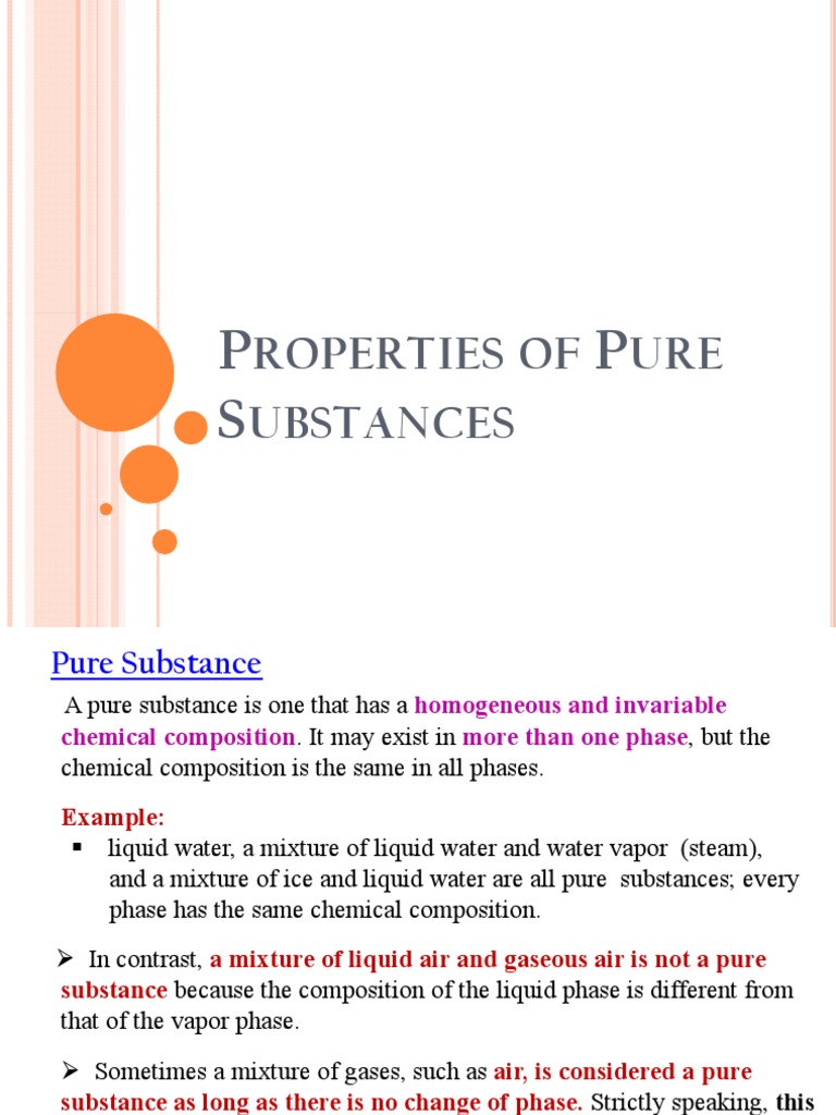 ME - 2801 - 4 - Properties of Pure Substance | PDF | Phase (Matter ...