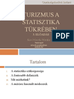 Turizmus A Statisztika Tükrében