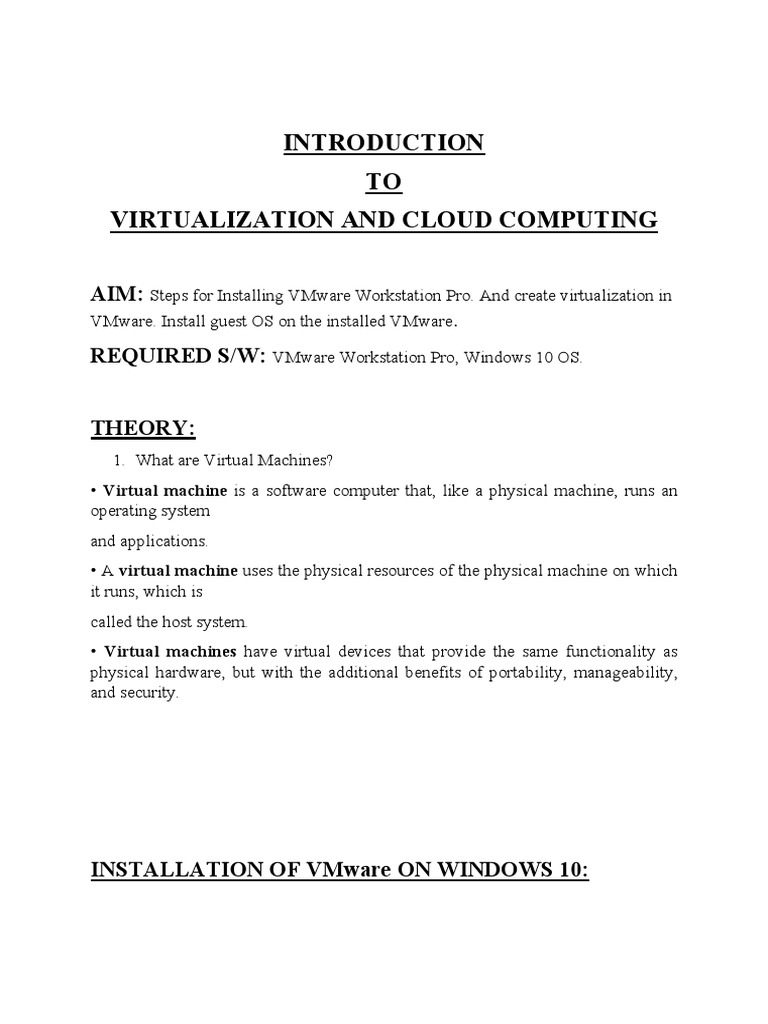Virtualization PDF Installation Programs) Virtualization