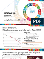 Data, Riset, dan Kebijakan Kunci Pencapaian SDGs