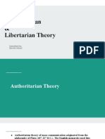 Authoritarian & Liberitarian Theory - Barnita Sahani