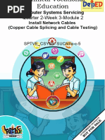 CSS 9 - Q2 W3 Mod2 - Install Network Cables Network Copper Cable Splicing and Cable Testing - v1