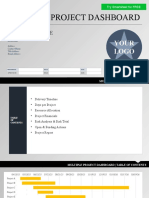 IC Multiple Project Dashboard 10918 PowerPoint