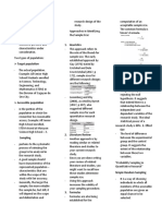 "Sampling Procedure and The Sample": Population 1. Heuristics