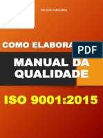 Livro Digital Como Elaborar Um Manual Da Qualidade Iso 9001 - 2015