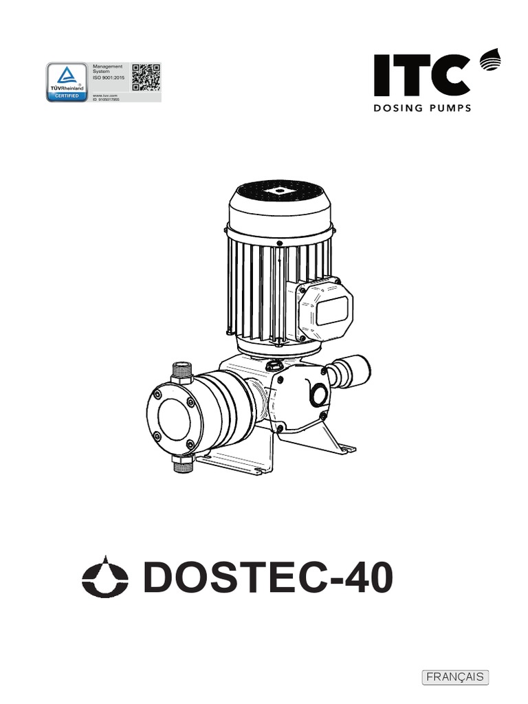 Pompe Doseuse DOSTEC-40: Guide d'Utilisation | PDF | Pompe | Biens ...