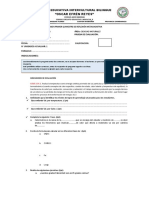 Examen-1° QUIMESTRE - 3°BGU-FISICA-SUPERIOR