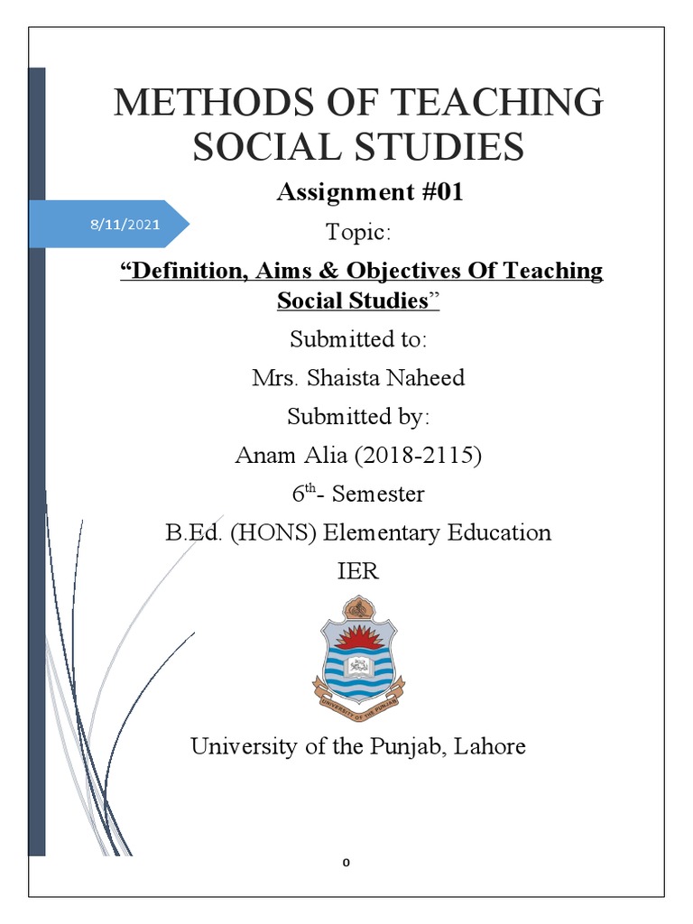Teaching Methods for Social Studies | PDF | Teaching Method | Project ...