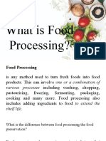 What Is Food Processing