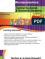 Economics MI01: PPC, Scarcity, Factors & Systems