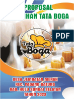 Proposal Tata Boga