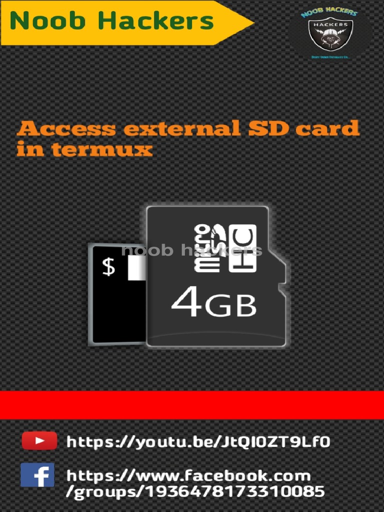 How To Access External Card in Termux PDF