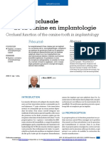 Fonction Occlusale de La Canine en Implantologie (PDFDrive)