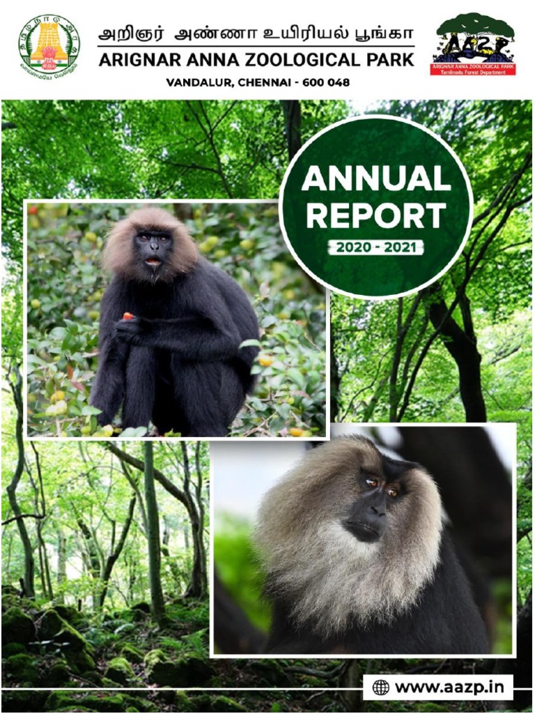 AAZP Annual Report 2020-2021 Summary | PDF | Zoo