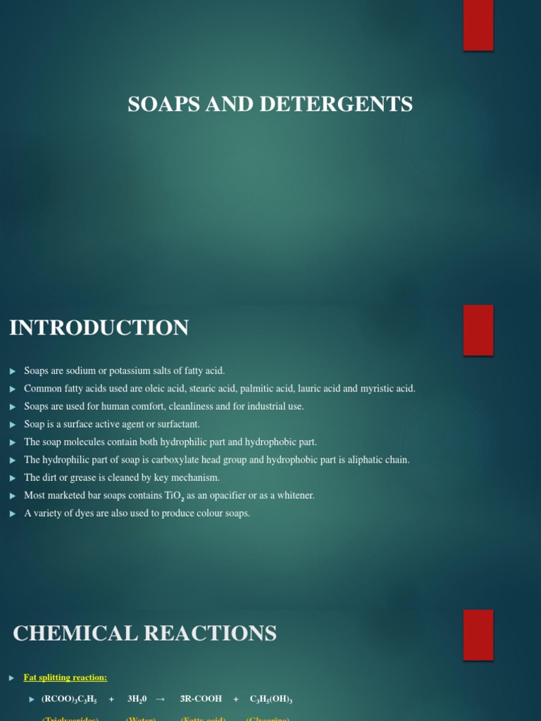 1242022 Soaps and Detergents PDF Soap Detergent