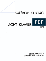 Kurtag-8 Klavierstucke, Op. 3