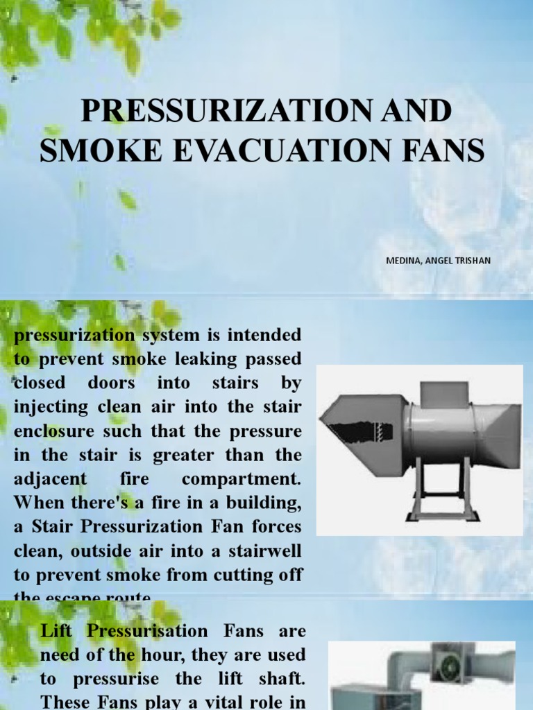 Pressurization and Smoke Evacuation Fans | PDF | Art | Technology ...