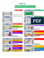 Calendário CCI HORIZONTE 2022