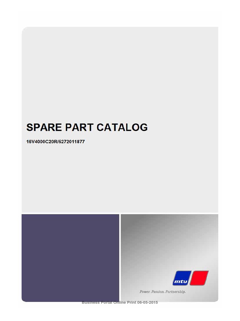 MTU 16V4000 SERVICE MANUAL PDF FREE DOWNLOAD visual data 8