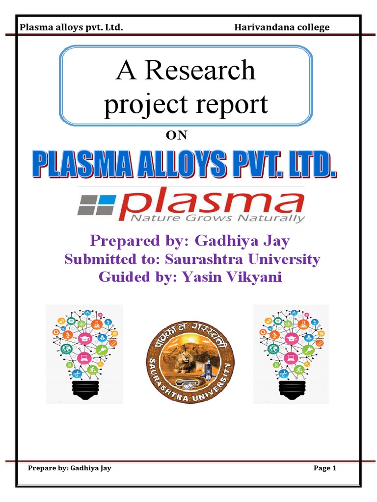 BBA Sem 6 Project | PDF