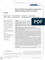 Investigation of Stillbirths in Brazil A Systematic Scoping Review of The Causes and Related Reporting Processes in The Past Decade