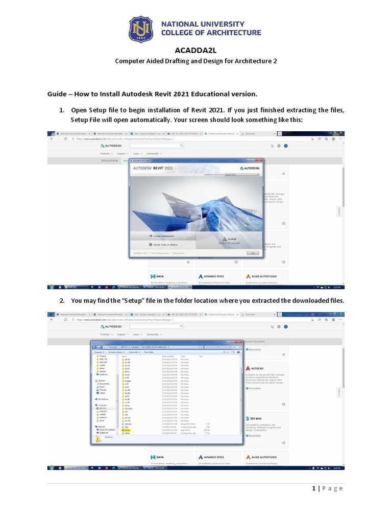 Guide Installing Revit | PDF