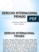 Derecho Internacional Privado