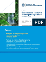 L3 - Quantitative Analysis of Mitigation Policies