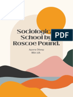 Sociological School by Roscoe Pound